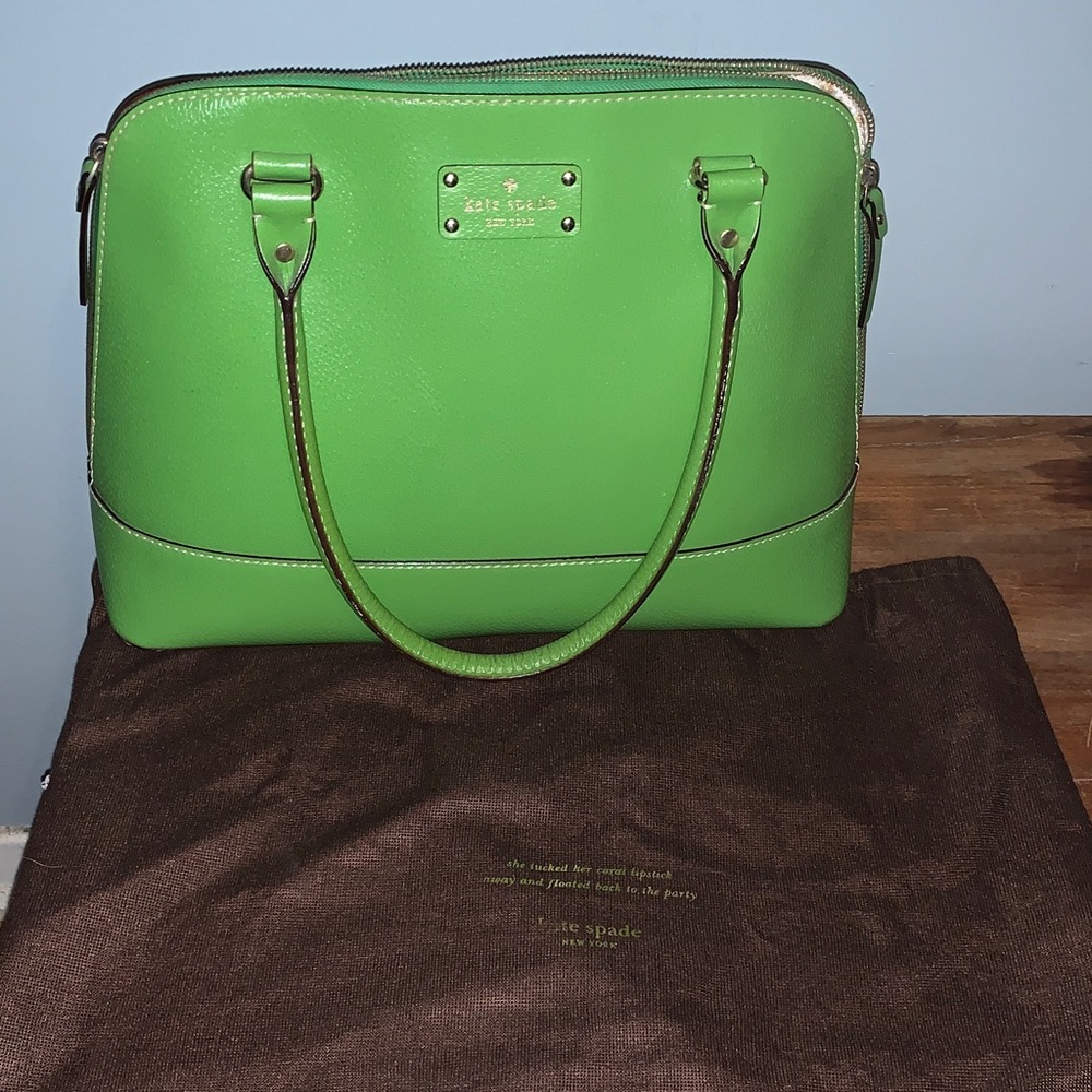 Kate Spade Vibrant Green Satchel